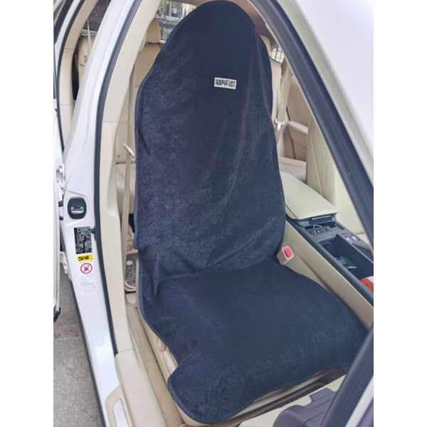  Waterproof Front Car Seat Cover Sweat Towel Nonslip Bucket Seat Cover for Most Vehicles