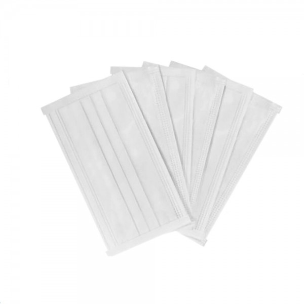 Mebesp 50pcs 3-Ply Disposable Face Mask Can be Used in Offices, Households and Crowded Places, with Elastic Earloop