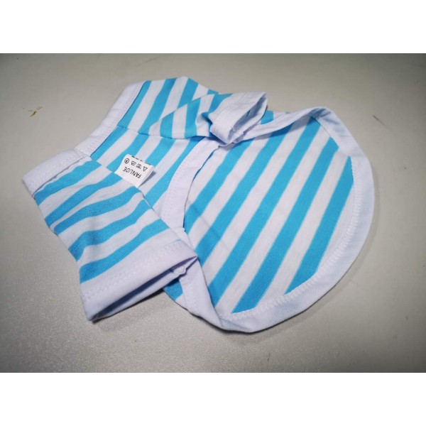 FANLIDE  Pet Shirt, Dog Cat Clothes Puppy Classic Vest Striped T-Shirt Pet Summer Apparel