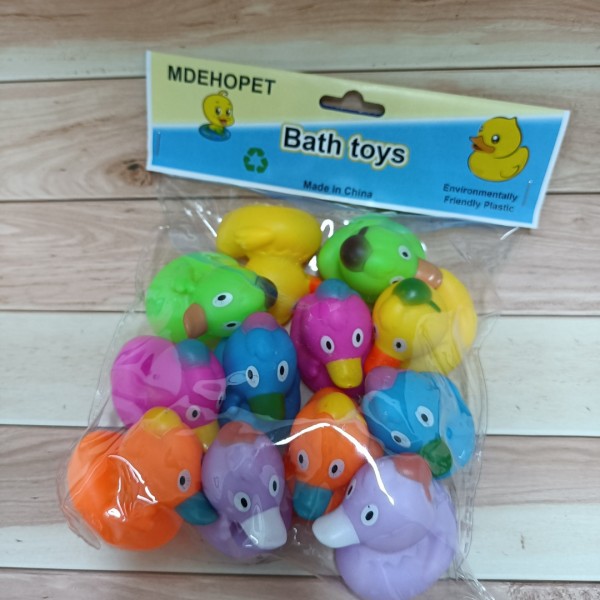 MDEHOPET Bath toys,Rubber Ducky Float Duck Baby Bath Toy