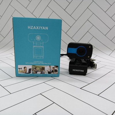 HZAXIYAN PC Webcam 1080P Full HD Web Cam Plug and Play Drive-Free USB Camera