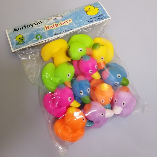 Aerfoyun Baby Bath Toy for Kids Assorted Colors (12 Pcs)