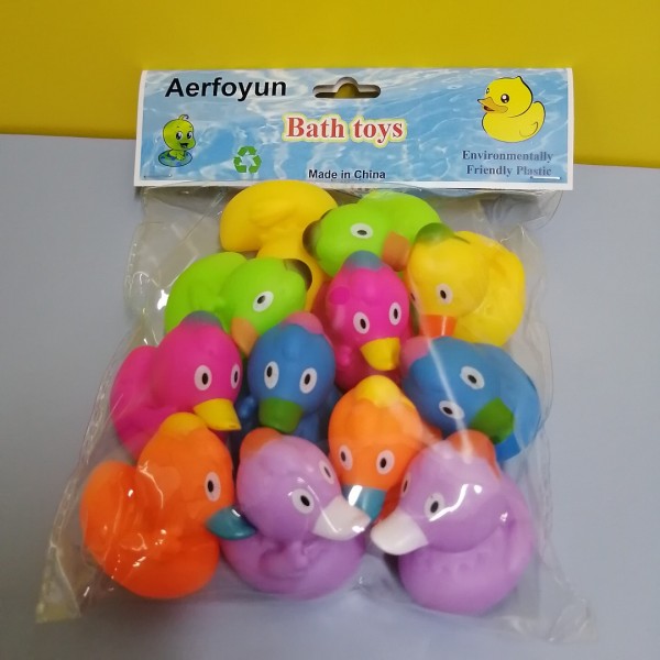 Aerfoyun Baby Bath Toy for Kids Assorted Colors (12 Pcs)