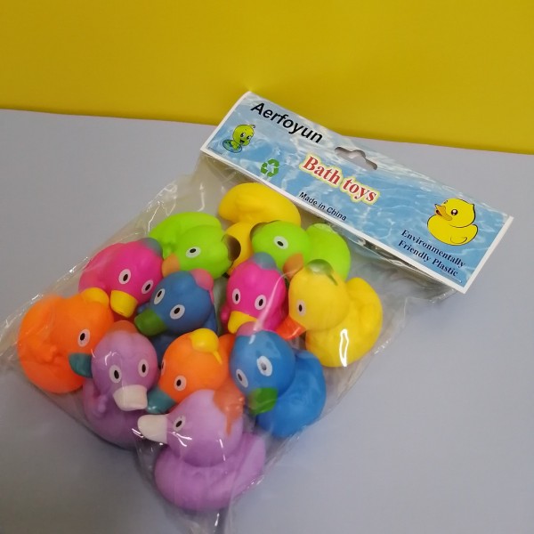 Aerfoyun Baby Bath Toy for Kids Assorted Colors (12 Pcs)