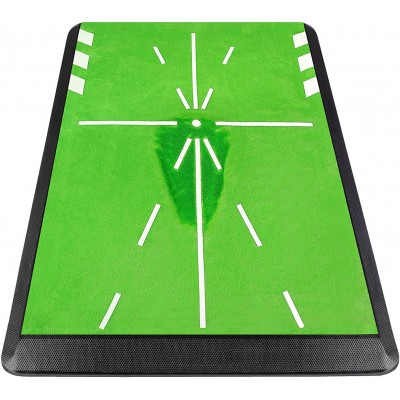 Tracker-PRO Impact Golf Hitting Mat | Analysis Swing Path and Correct Hitting Posture Golf Practice Mat | Advanced Guide and Rubber Backing Golf Training Mat