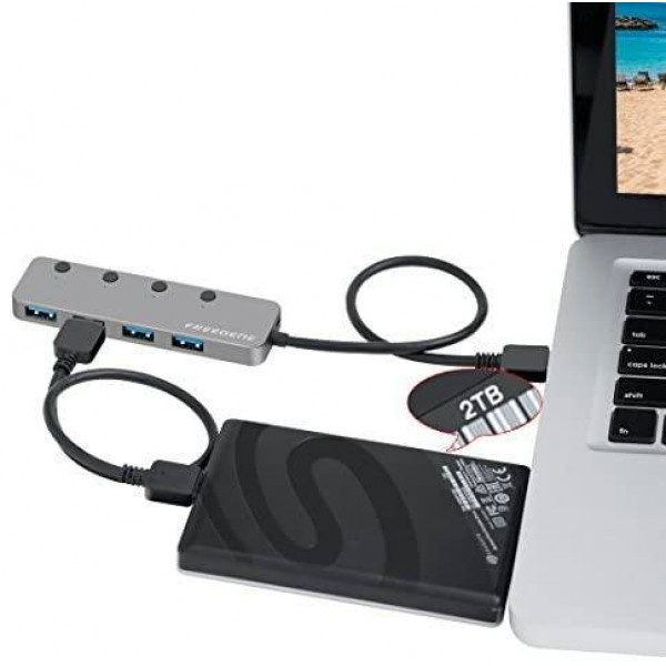 Upgraded Version USB Hub 4-Ports USB