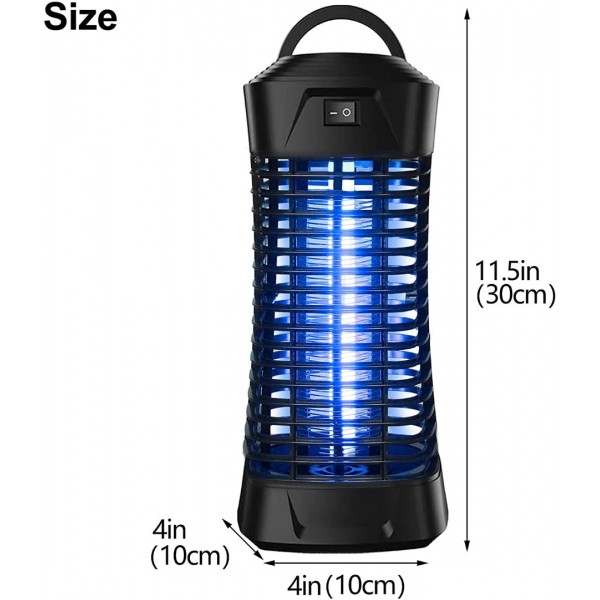 Bug Zapper Outdoor Electric, Mosquito Zapper Outdoor, Insect Fly Traps, Mosquito Killer for Patio