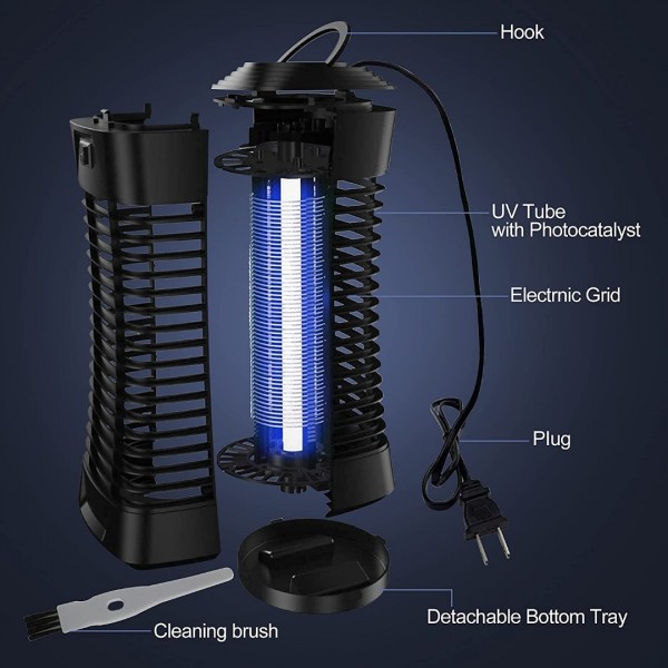 Bug Zapper Outdoor Electric, Mosquito Zapper Outdoor, Insect Fly Traps, Mosquito Killer for Patio