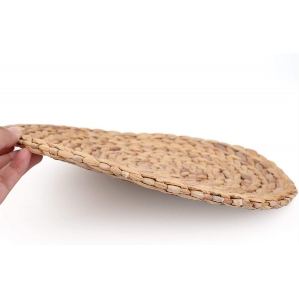 4 Pack 11.8'' Rattan Tablemats and Woven Placemats