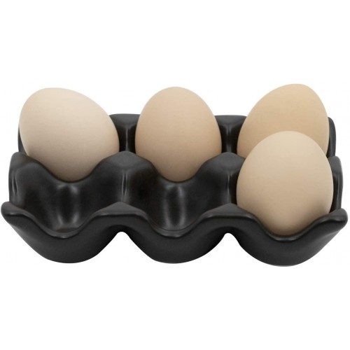 6 Cups Egg Tray Serveware, Eggs Dispenser, Egg Holder Set Kitchen Restaurant Fridge Storage Decorative Accessory