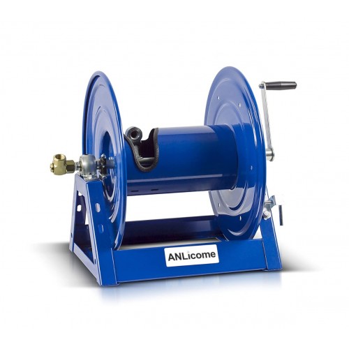 ANLicome Hand operated metal garden hose reels, Hand Crank Steel Hose Reel