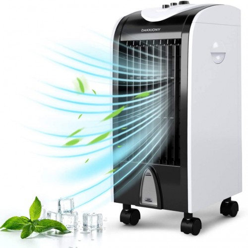 DAKKIONY Air cooling apparatus,3-in-1 Portable Cooling Fan with 3 Speeds and Time Function