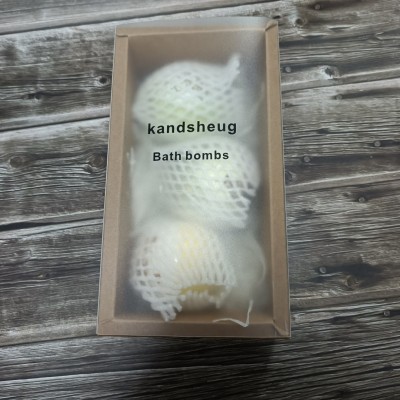 kandsheug Bath bombs - 3XXL Fizzies with Natural Dead Sea Salt Cocoa and Shea Essential Oils