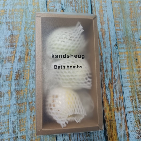 kandsheug Bath bombs - 3XXL Fizzies with Natural Dead Sea Salt Cocoa and Shea Essential Oils