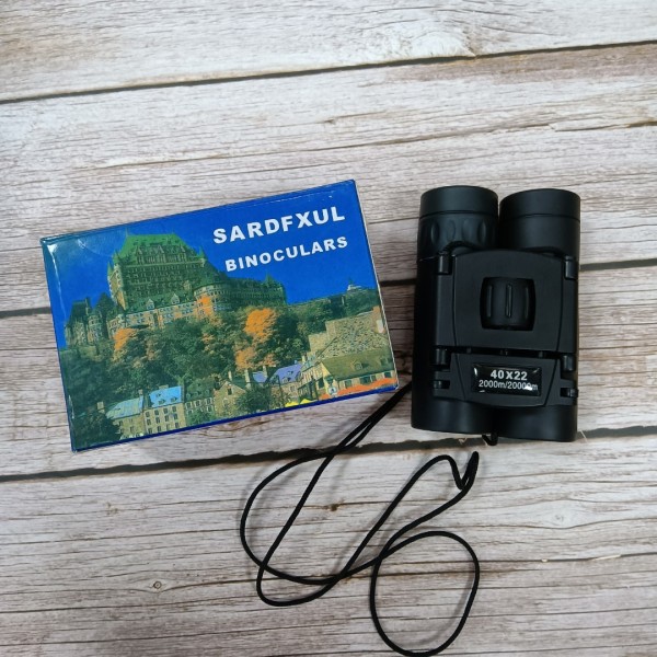 SARDFXUL 40x22 Compact Binoculars for Adults & Kids Small Binoculars Mini Folding Lightweight Binocular