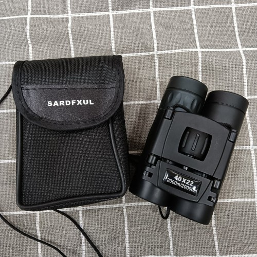 SARDFXUL 40x22 Compact Binoculars for Adults & Kids Small Binoculars Mini Folding Lightweight Binocular