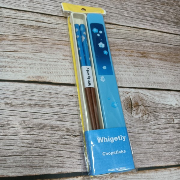 Whigetiy Bamboo Chopstick,Anti Slip Grip for Ease of Use,Lightweight, Durable and Convenient