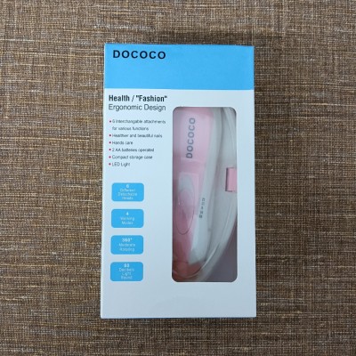 DOCOCO Electric manicure sets Electric Nail File Manicure & Pedicure Set