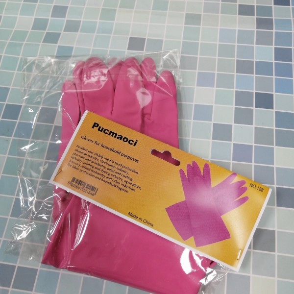 Pucmaoci Gloves for household purposes,Latex Glove for Dish Washing/Cleaning/Multi Purposes