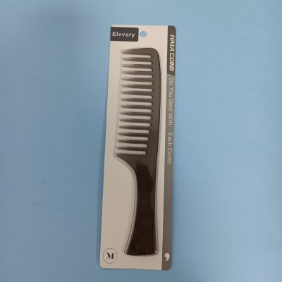 Elvvory Hair combs,Black Wide Tooth Comb Detangling Hair Brush Care Handgrip Comb