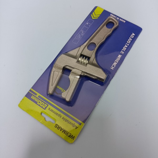 WERMARS Adjustable spanners, Large Opening Wide Jaw Wrenches Bathroom Tube Hand Repair Tools Wrench