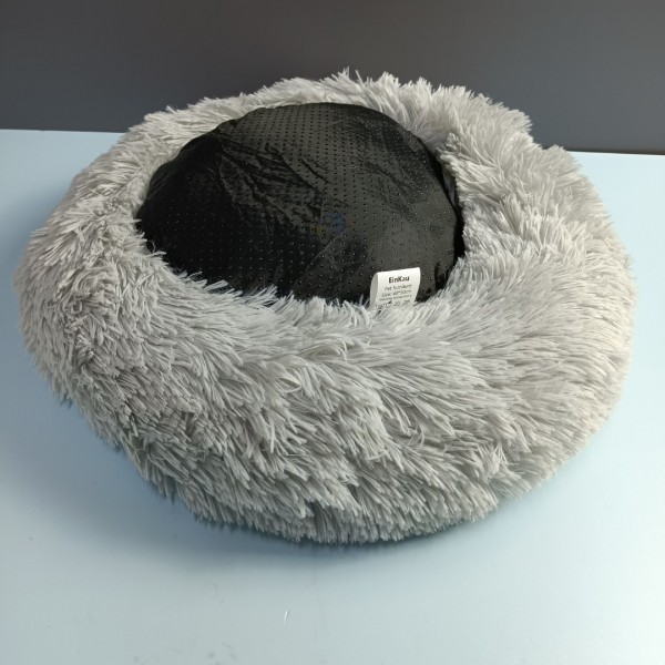 EinKau Pet furniture, Indoor cat bed for cats, dog bed for small dogs, round calming donuts for cat pet furniture