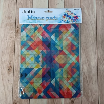 Jedia Mouse pads, geometric mouse pad abstract colorful square grid pattern decorative mouse pad