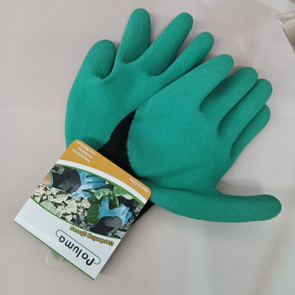 Poluma Gardening Gloves for Women, 1 Pair Breathable Rubber Garden Gloves