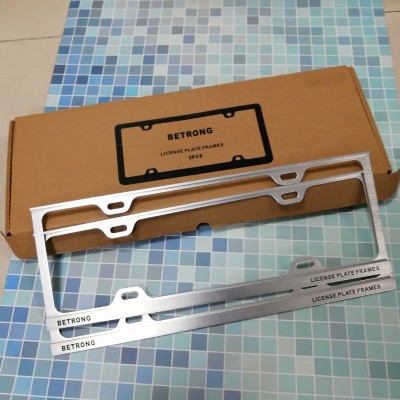 BETRONG License plate frames,Premium Stainless Steel License Plate Frame