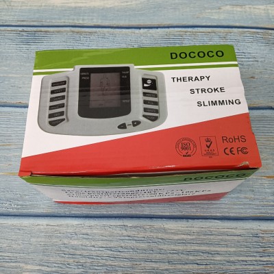 DOCOCO Massaging apparatus for personal use Channel Tens Unit Machine Pulse Massager