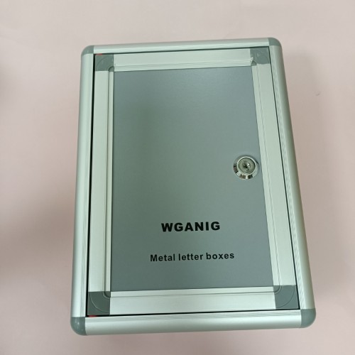 WGANIG Metal Letter Box Stainless Steel Mailbox