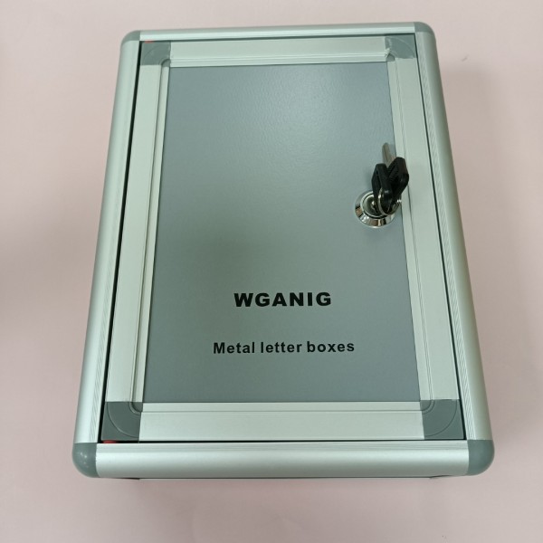 WGANIG Metal Letter Box Stainless Steel Mailbox