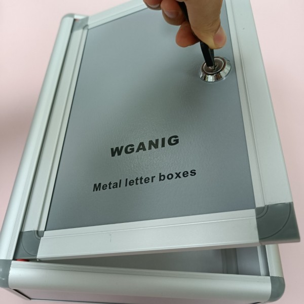 WGANIG Metal Letter Box Stainless Steel Mailbox