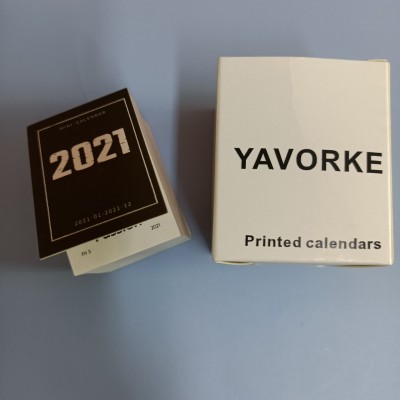 YAVORKE Tear-off printable calendars 2021 for planning and organizing daily schedules