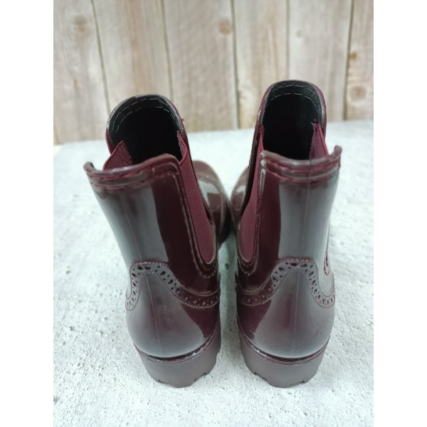 YUUCYOU Rain boots Waterproof Booties with Rubber Non-Slip Sole