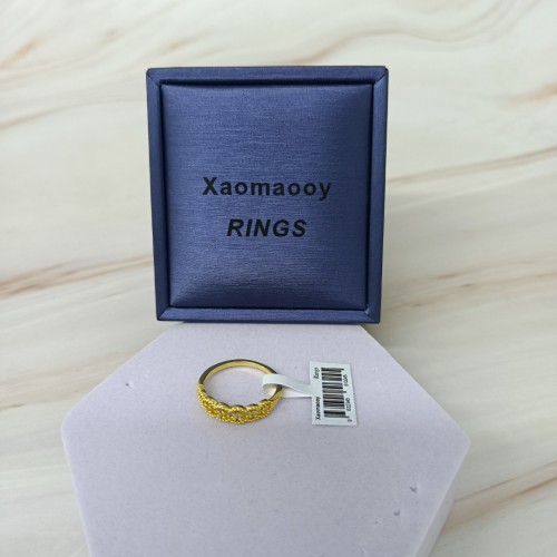 Xaomaooy Rings Stainless Steel Wedding Band Engagement Eternity Ring