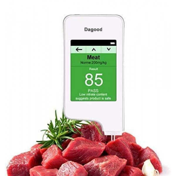 Dagood Scientific instruments,Instant Read Digital Nitrate Tester for Vegetables, fruits, Fish Food Meter Analyzer