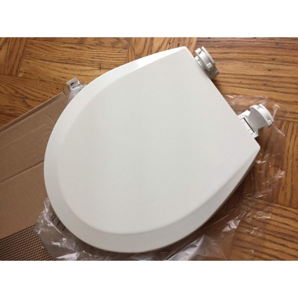 Creteck Toilet seats,Universal Quiet-Close Toilet Lid, Never Loosen and Easy to Install