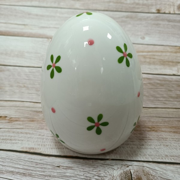 QCQCSWL Works of art made of porcelain,Lighted Ceramic Easter Egg for Decorating